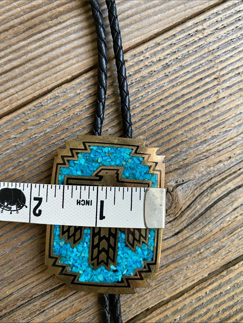 Vintage Thunderbird Bola Tie. 1981. Albuquerque, NM.
